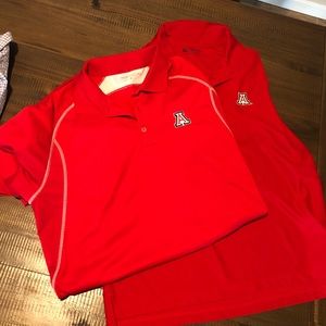 Bundle of 2 University of Arizona UofA Polos